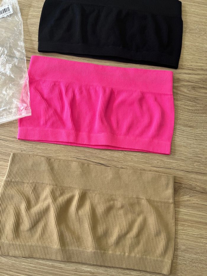 Lot 3 brassières taille xs neuf - photo numéro 2