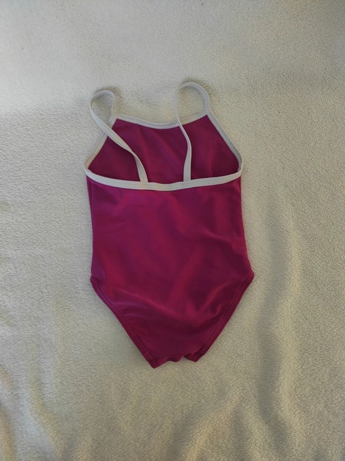 Maillot de bain rose une pièce fini bretelle - photo numéro 2