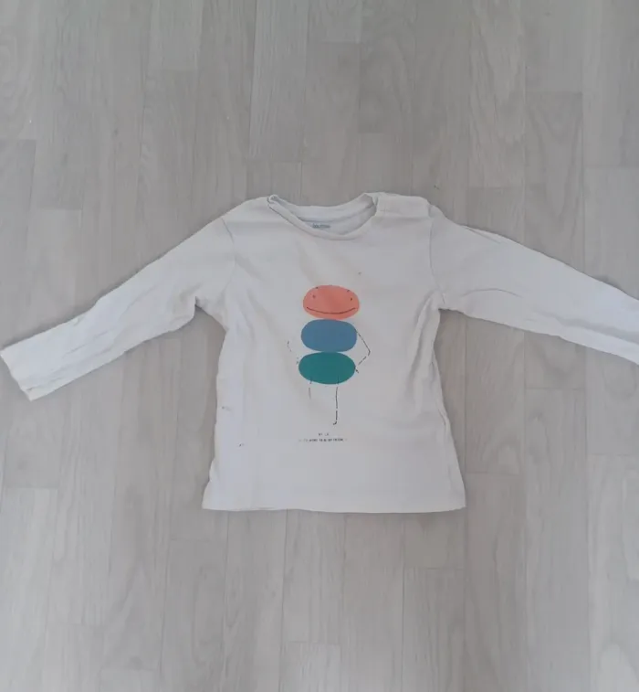 Lot petit pull et 1 t-shirt garçon 18 mois - photo numéro 18