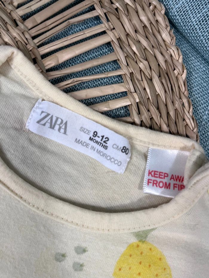 Ensemble 9-12 mois 80 cm Zara mango - photo numéro 6