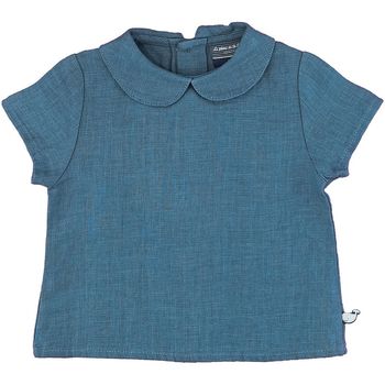 Blouse à manches courtes 6 mois en lin Le phare de la baleine