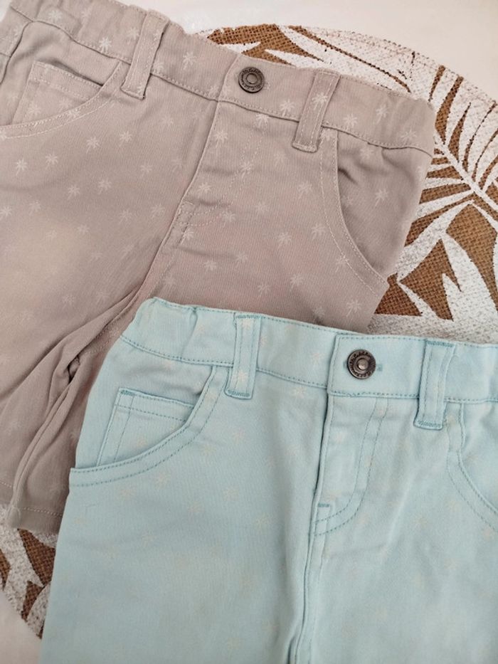 Lot 2 shorts 24 mois 86 cm Cadet Rousselle - photo numéro 2