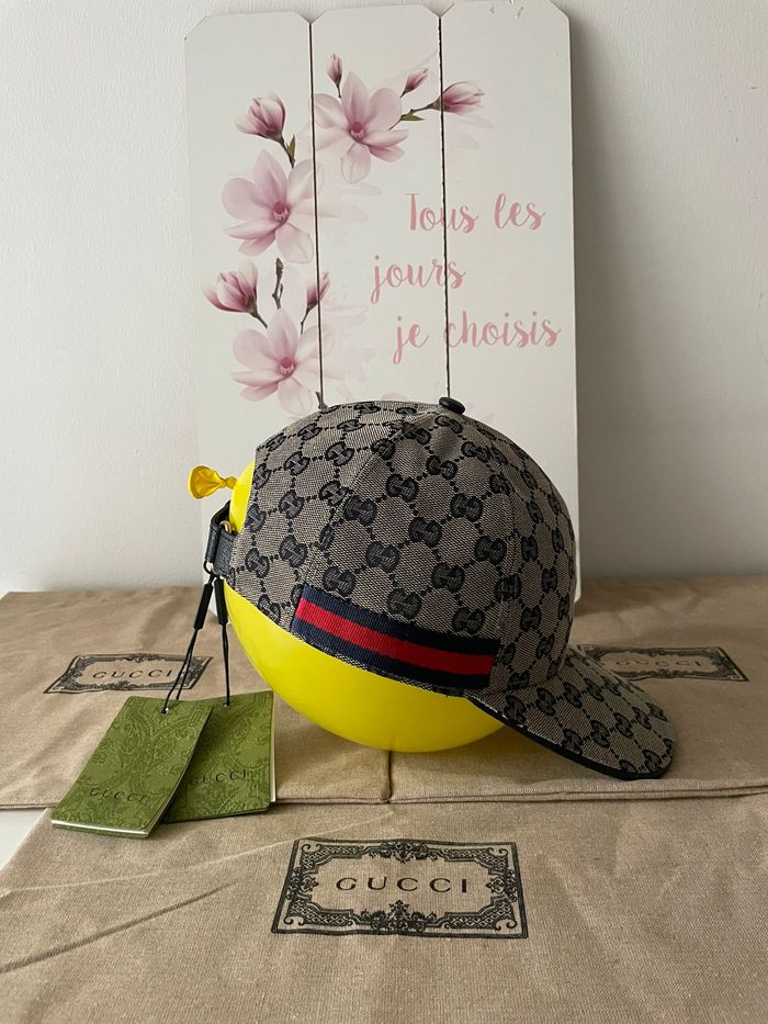 Casquette Gucci classique Bleu Marine - photo numéro 2