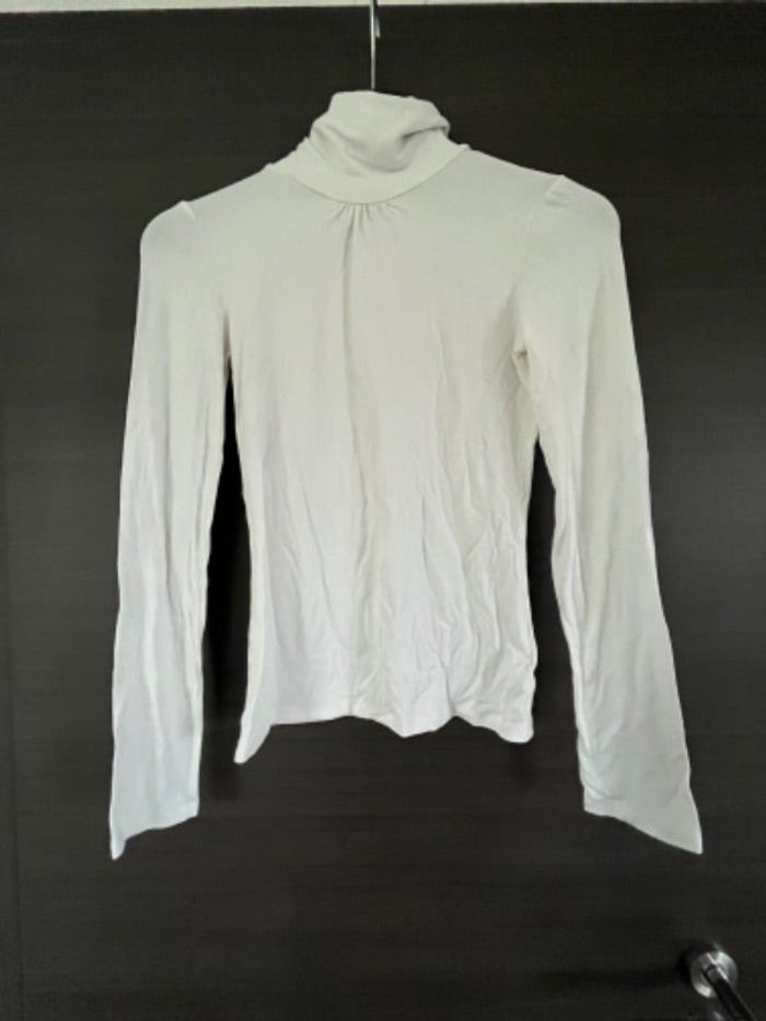 Pull col roulé blanc mim taille 38