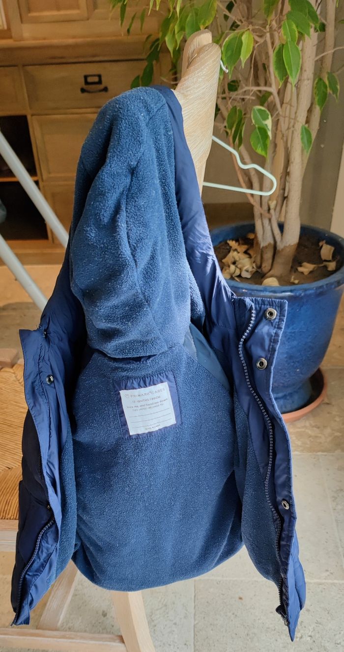 Doudoune 👶mixte bleue marine 12 - 18 mois 👶🌈 - photo numéro 4