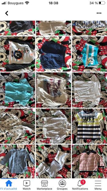 Vêtement du 1mois au 3ans