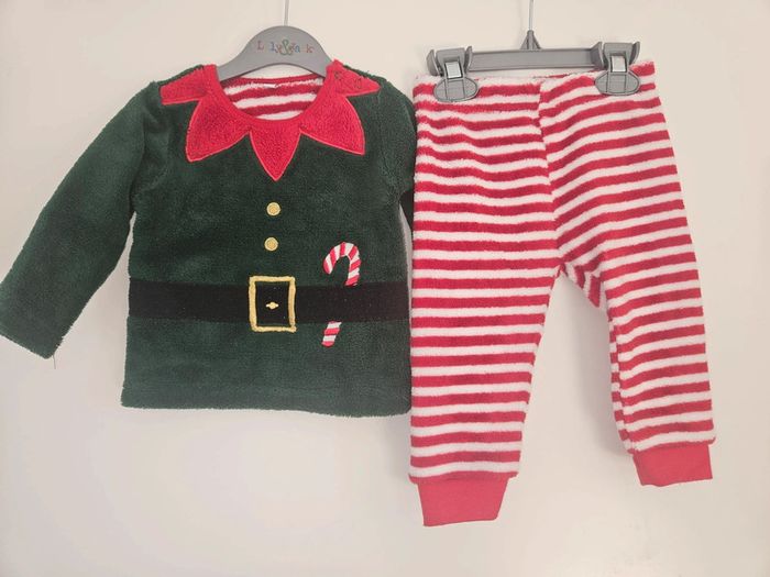 Pyjama lutin de noël