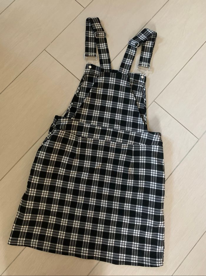 Jennyfer robe salopette à carreaux M - photo numéro 3