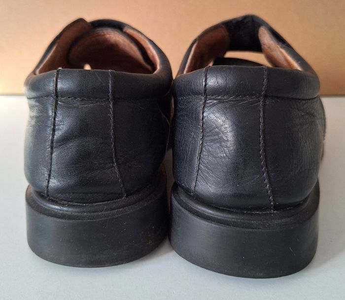 Chaussures homme noires à scratch - photo numéro 5