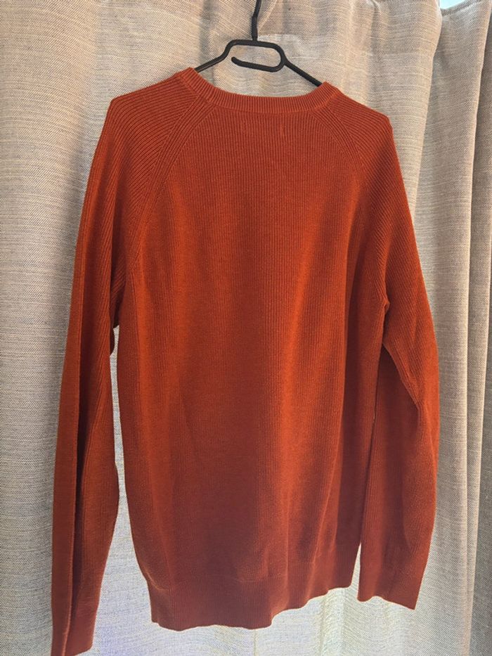 Pull maille orange - photo numéro 4