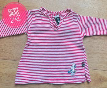 Tee-shirt Snoopy en 3mois