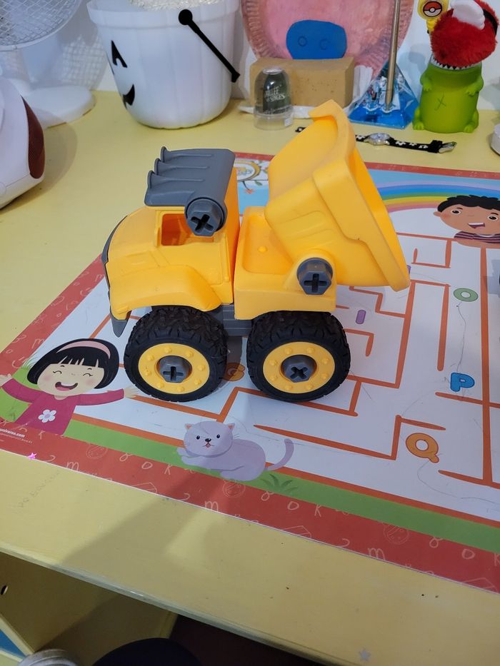 Camion benne et pelle mecanique - photo numéro 3