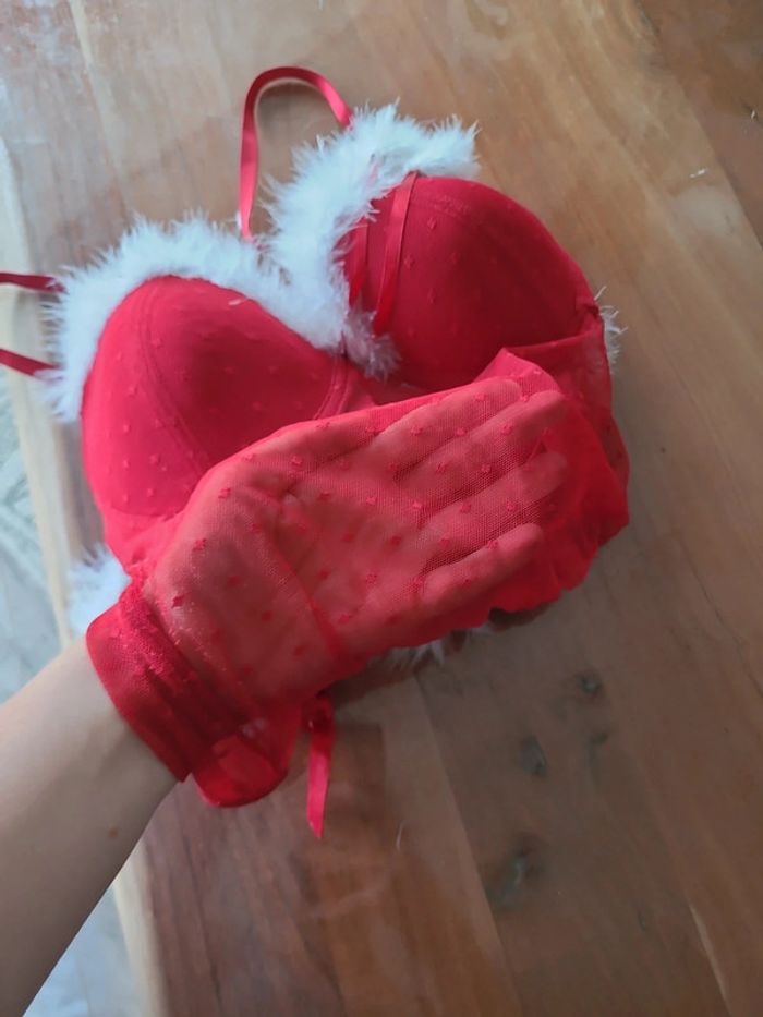Guêpière rouge noel - photo numéro 6