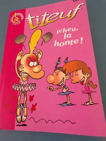 Livre Titeuf tcheu la honte
