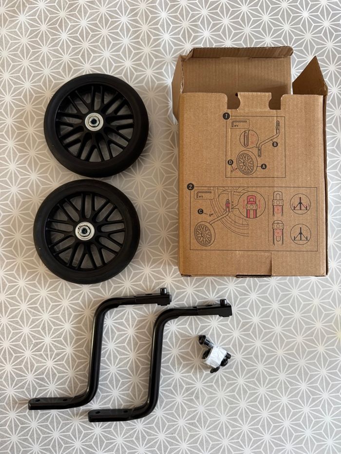 Petites roulettes vélo B'TWIN 14 et 16 pouces - photo numéro 2