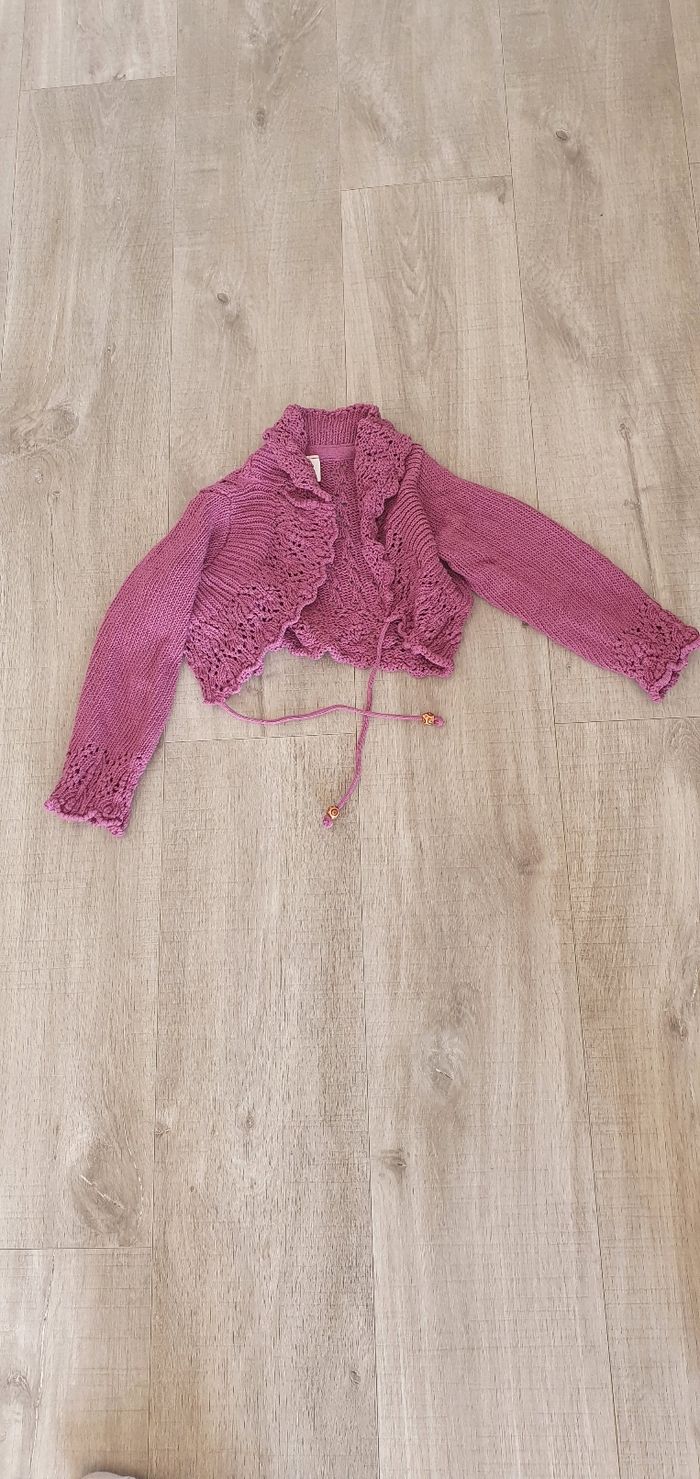 Robe de cérémonie + gants + gilet - photo numéro 2