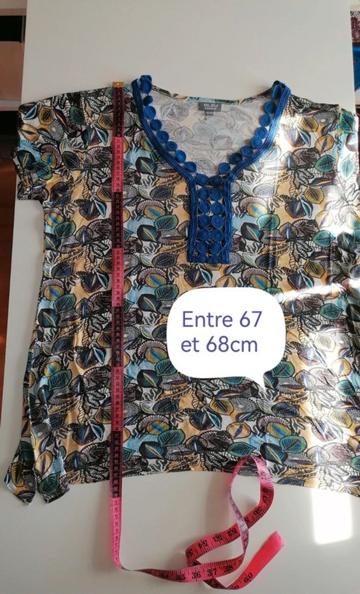 Tee Bleu Bonheur 46.48 base bleu - photo numéro 9