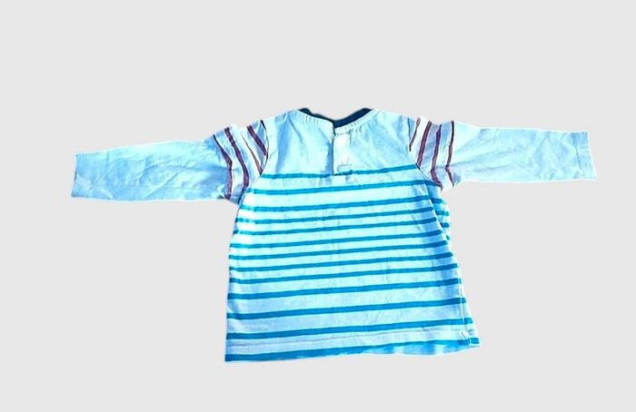 Sous-pull Disney 18 mois - Mickey - Blanc et Bleu - Très bon état - photo numéro 2
