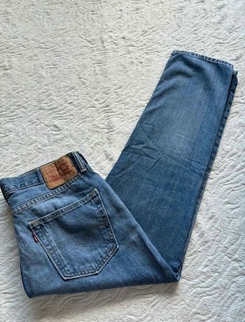 Levi’s 541 W32 (L/42) L30 Jean Athletic Fit slim taper bleu clair délavé fuselé 00s y2k vintage