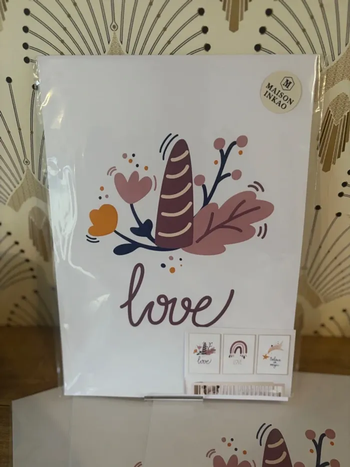 Affiches “Love & Magic” pour chambre enfant