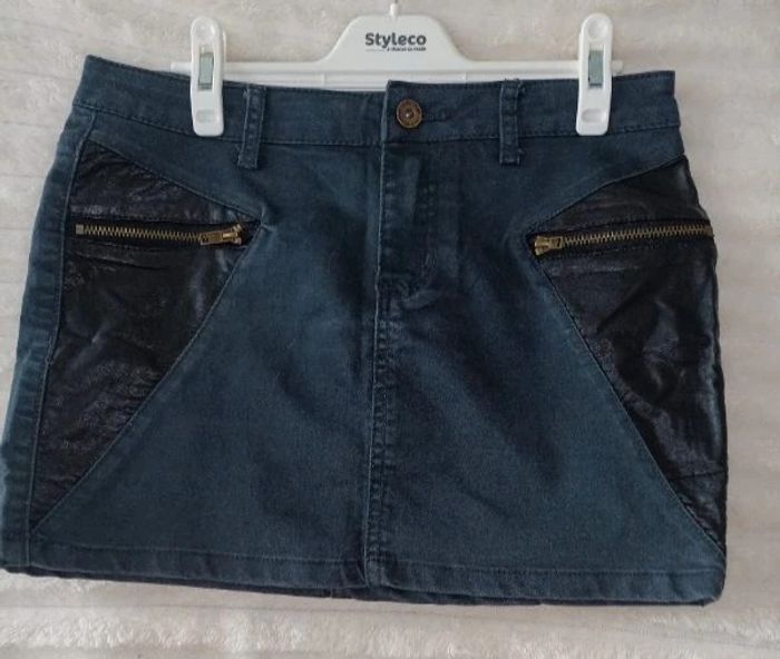 Mini Jupe jean noir