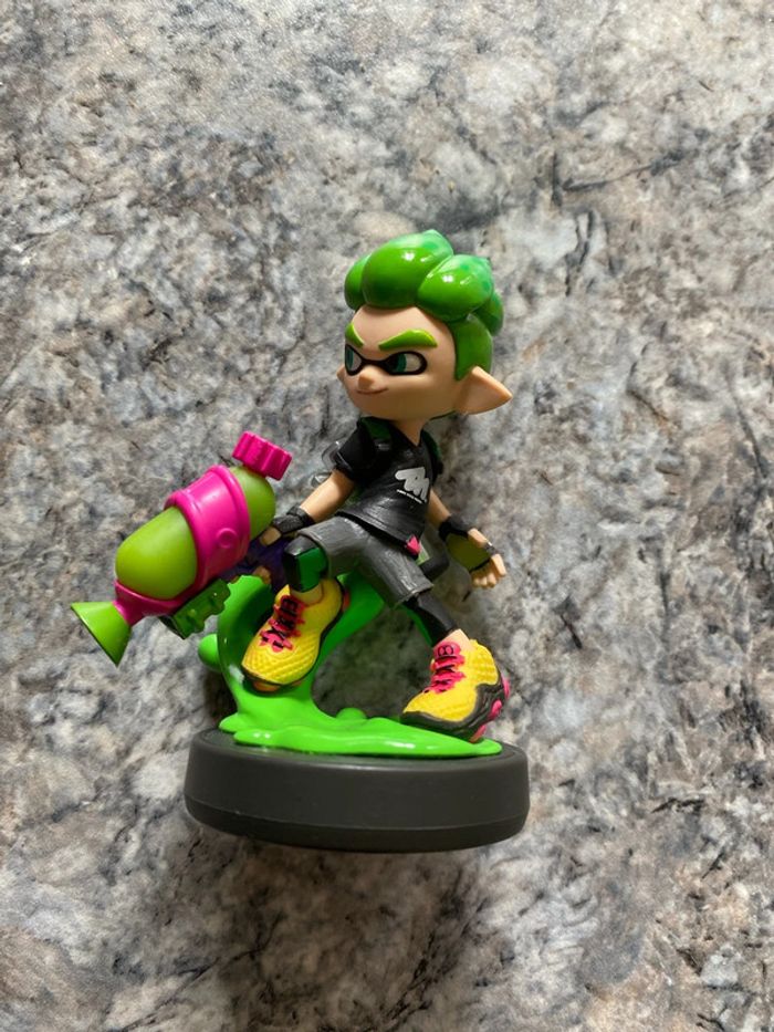 amiibo Splatoon inkling vert