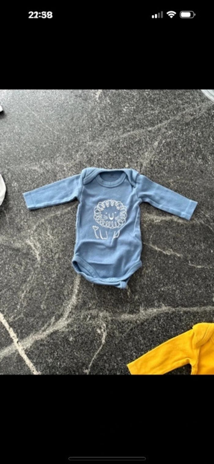 Lot de 4 bodies à manches longues Laredoute bon état - photo numéro 3