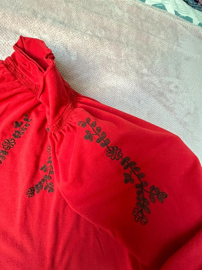 Pull fille rouge - photo numéro 6