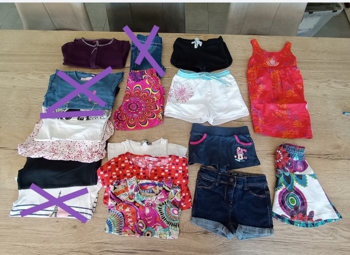 Lot vêtements fille 4 ans printemps été automne 18 pièces - photo numéro 8