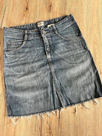 Jupe en jean à franges Calvin Klein w26