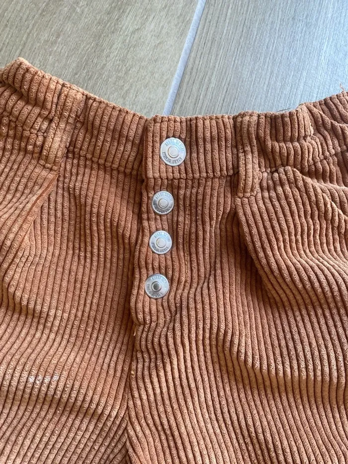 Short côtelé marron 7 ans Kiabi - photo numéro 2