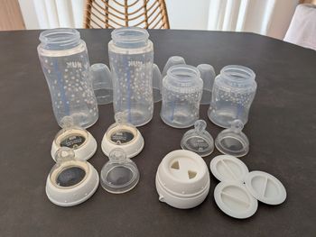 Lot biberons Nuk anti-colique 