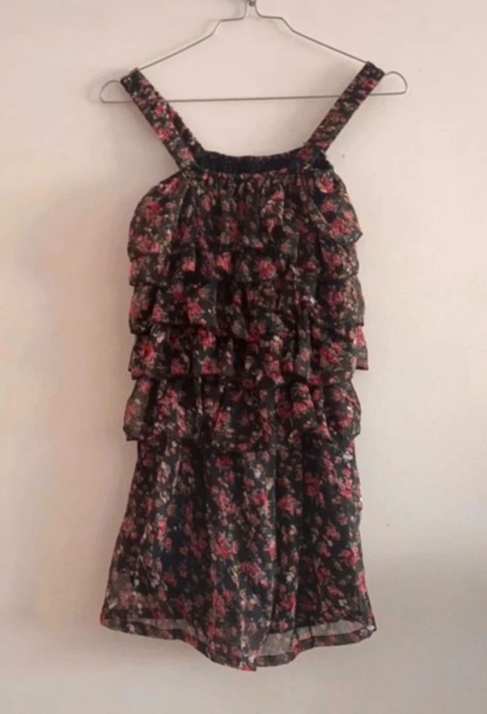 Robe froufrou fleurie 36