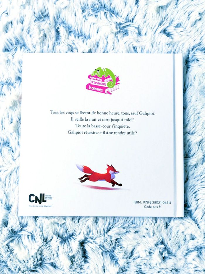 Petit livre à histoire pour enfant : Le coq qui faisait la grasse matinée 🖤 - photo numéro 2