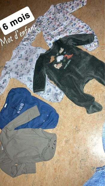 Lot pyjama 6 mois 