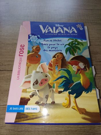 Vaiana Pua et Heihei/ Amis pour la vie/ Le pays des monstres la bibliothèque rose