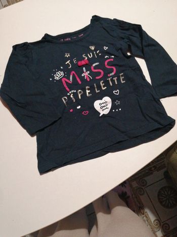 Tee-shirt manches longues miss pipelette