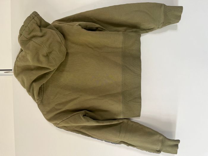 Sweat Champion kaki crop top capuche JD Sports - photo numéro 3