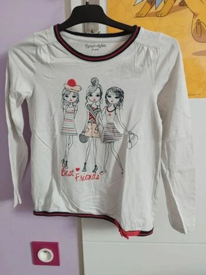 Tee-shirt 10 ans Caprice de fille