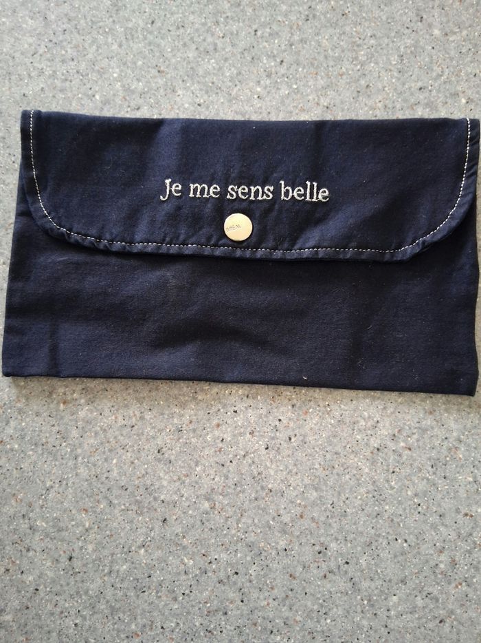 Pochette à maquillage tissu