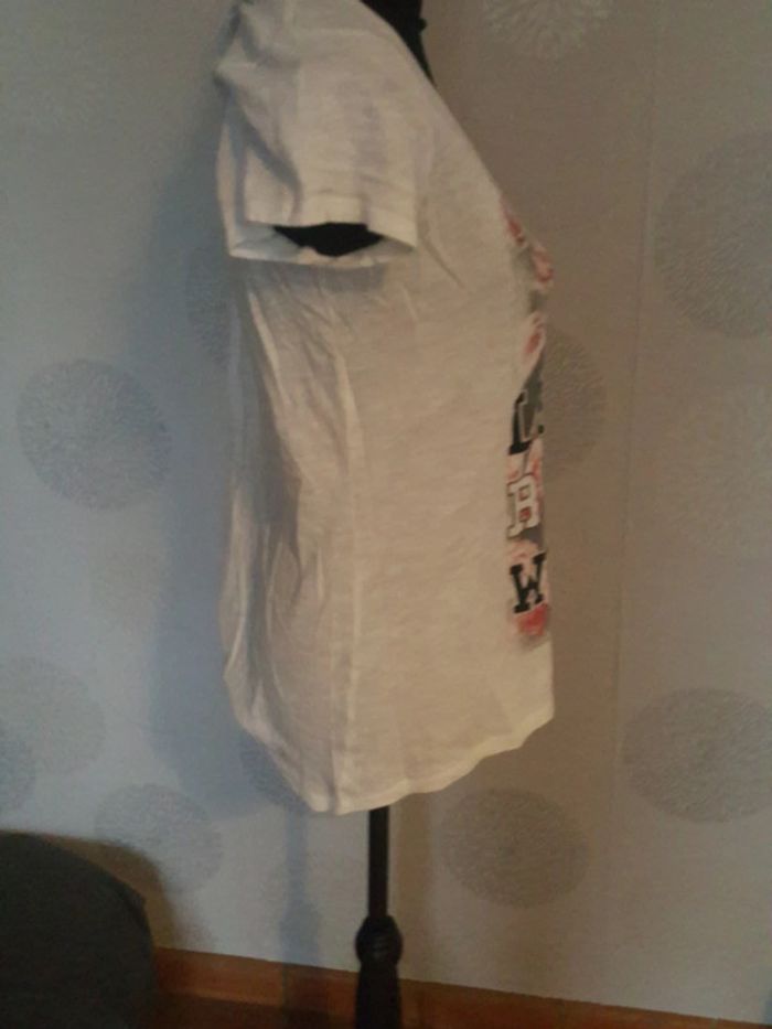 tee shirt imprimé rose - photo numéro 5