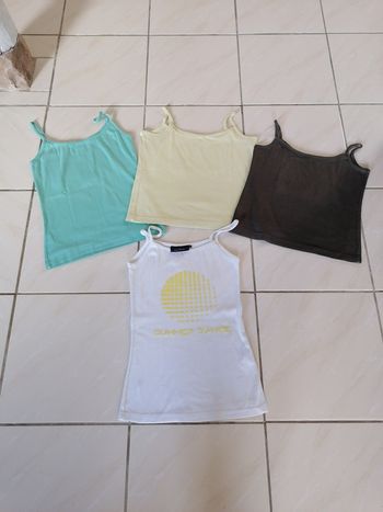 Lot de 4 débardeurs