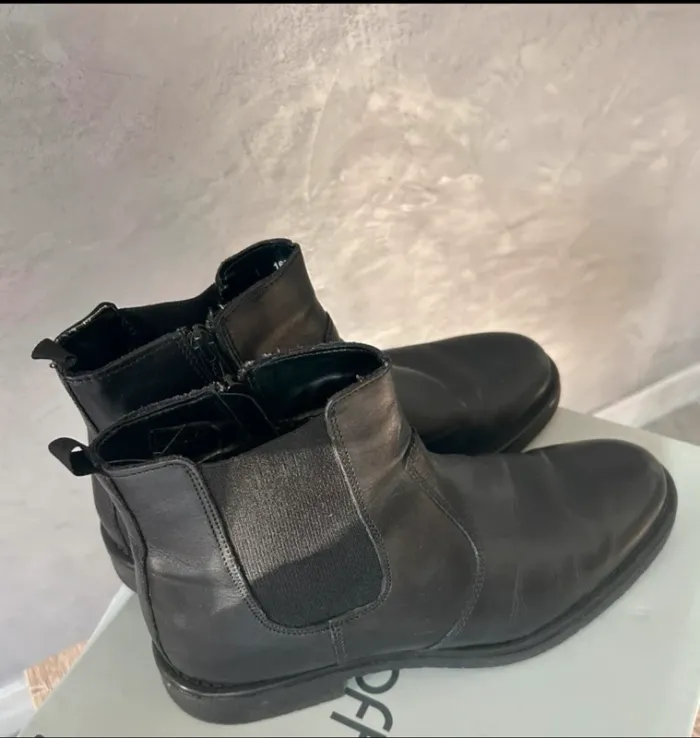 Bottines Homme en cuir - photo numéro 4