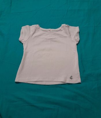 Tee-shirt blanc 12 mois
