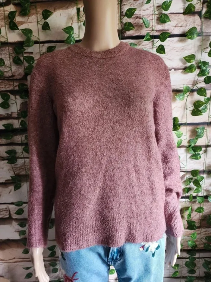 🌸Pull Laine Rose Bershka Taille 34🌸 - photo numéro 2