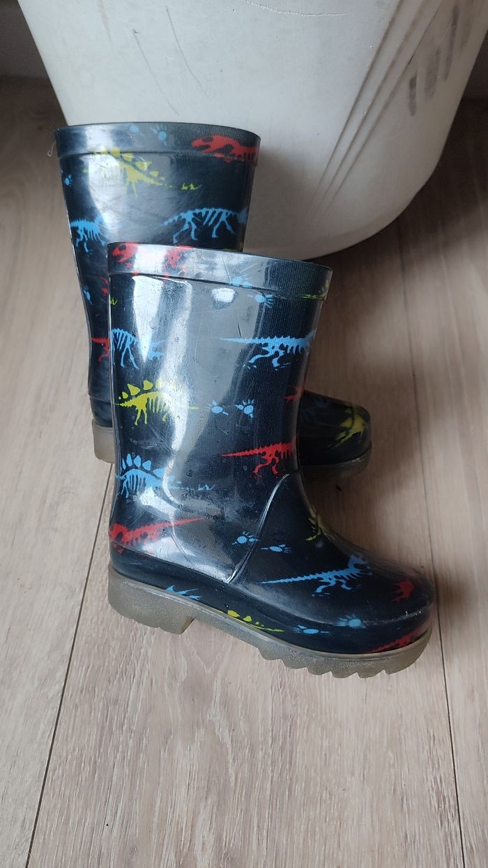 Bottes de pluie dinos garçon La Halle - photo numéro 3