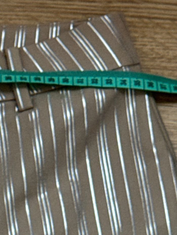 Pantalon à rayure argenté taille 36 - photo numéro 13