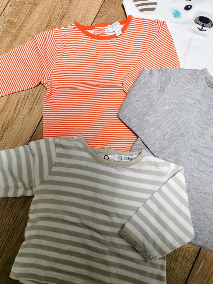 Lot de 4 tee shirts à manches longues - photo numéro 3