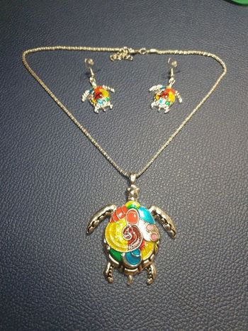 Magnifique parure "Tortue"