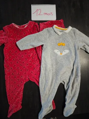 Lot de 2 pyjamas fille
